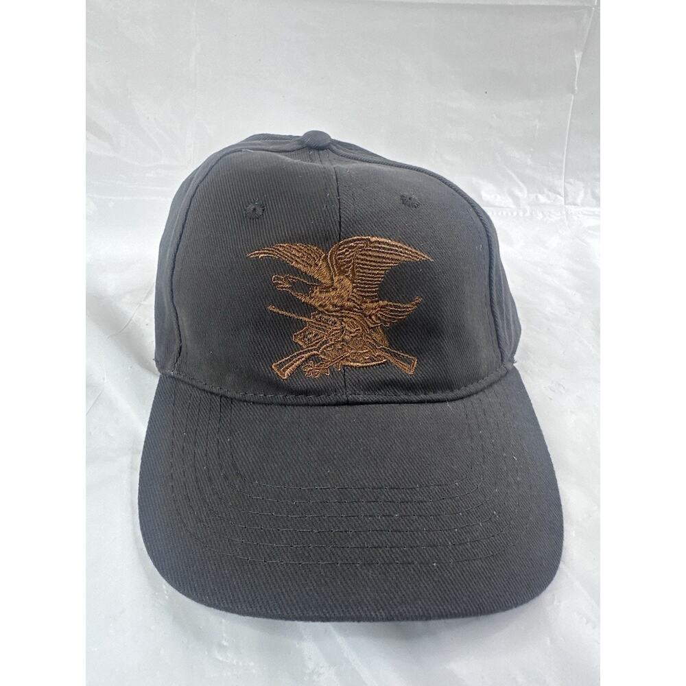 NRA Hat Cap Trucker Embroidered Gray Orange Adjustable Patriot Freedom